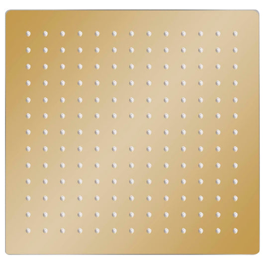 Rain Shower Head Stainless Steel 30x30 cm Square Gold Rain Shower Head Stainless Steel 30x30 cm Square Gold
