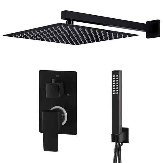 147718 vidaXL Shower System Stainless Steel 201 Black 147718 vidaXL Shower System Stainless Steel 201 Black