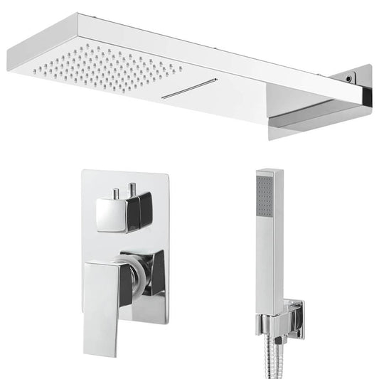 147725 vidaXL Shower System Stainless Steel 201 Silver 147725 vidaXL Shower System Stainless Steel 201 Silver