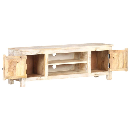 TV Cabinet 120x30x40 cm Rough Acacia Wood TV Cabinet 120x30x40 cm Rough Acacia Wood