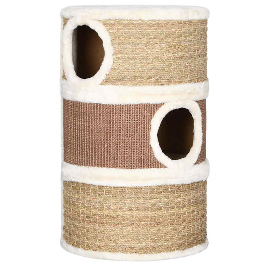 170976 vidaXL Cat Scratching Barrel 60 cm Seagrass 170976 vidaXL Cat Scratching Barrel 60 cm Seagrass