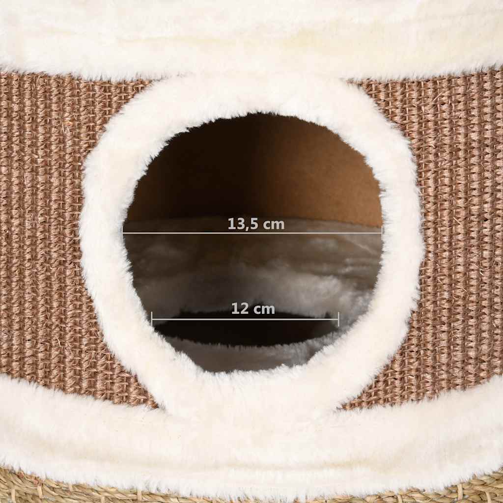 170976 vidaXL Cat Scratching Barrel 60 cm Seagrass