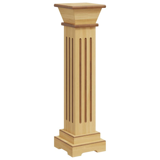 Classic Square Pillar Plant Stand Light Wood 17x17x66 cm MDF Classic Square Pillar Plant Stand Light Wood 17x17x66 cm MDF