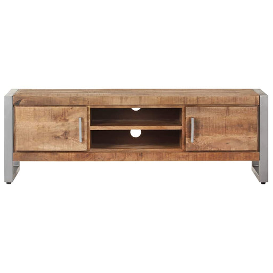 323486 vidaXL TV Cabinet 120x30x40 cm Rough Mango Wood 323486 vidaXL TV Cabinet 120x30x40 cm Rough Mango Wood