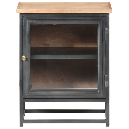 Bedside Cabinet Grey 40x30x50 cm Solid Acacia Wood Bedside Cabinet Grey 40x30x50 cm Solid Acacia Wood