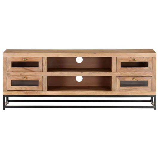 323503 vidaXL TV Cabinet 110x30x40 cm Solid Acacia Wood 323503 vidaXL TV Cabinet 110x30x40 cm Solid Acacia Wood