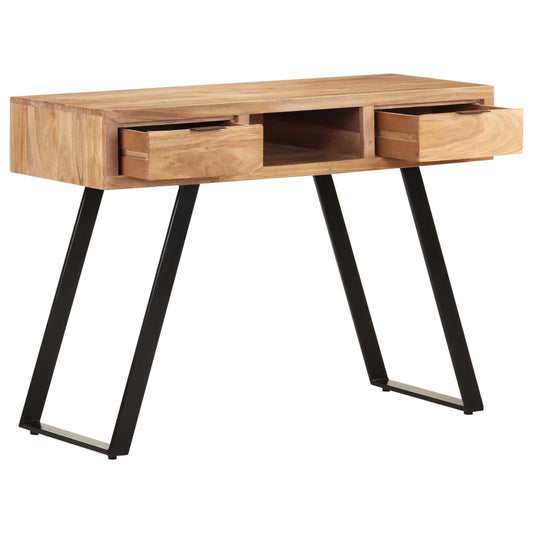 Desk 107x45x79 cm Solid Acacia Wood with Live Edges Desk 107x45x79 cm Solid Acacia Wood with Live Edges