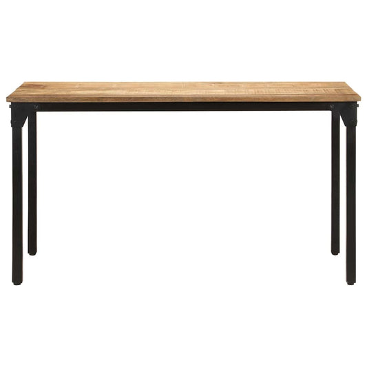 321973 vidaXL Dining Table 140x70x76 cm Rough Mango Wood 321973 vidaXL Dining Table 140x70x76 cm Rough Mango Wood