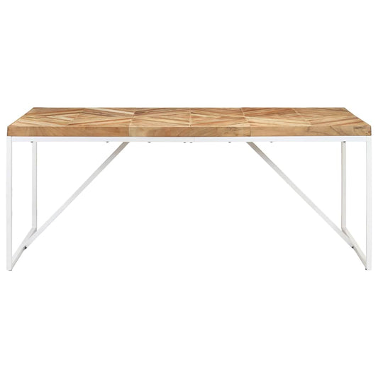 323551 vidaXL Dining Table 180x90x76 cm Solid Acacia and Mango Wood 323551 vidaXL Dining Table 180x90x76 cm Solid Acacia and Mango Wood