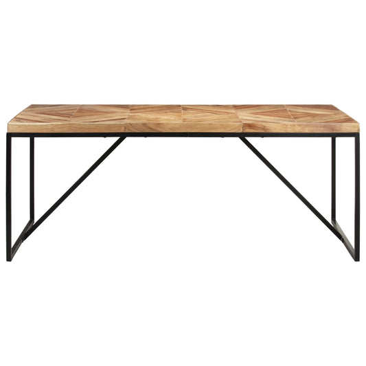 Dining Table 180x90x76 cm Solid Acacia and Mango Wood Dining Table 180x90x76 cm Solid Acacia and Mango Wood