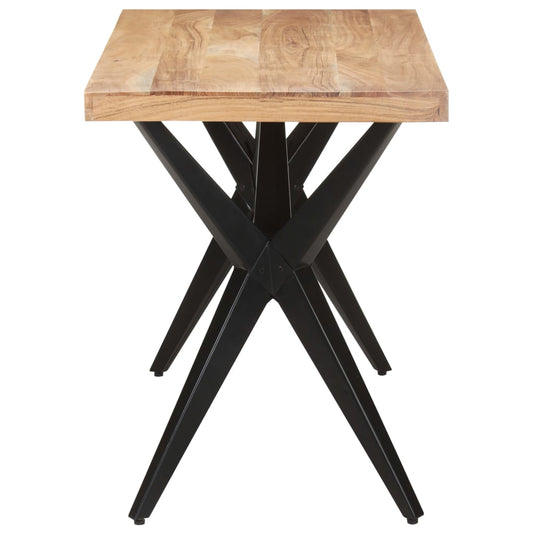 Dining Table 120x60x76 cm Solid Acacia Wood Dining Table 120x60x76 cm Solid Acacia Wood