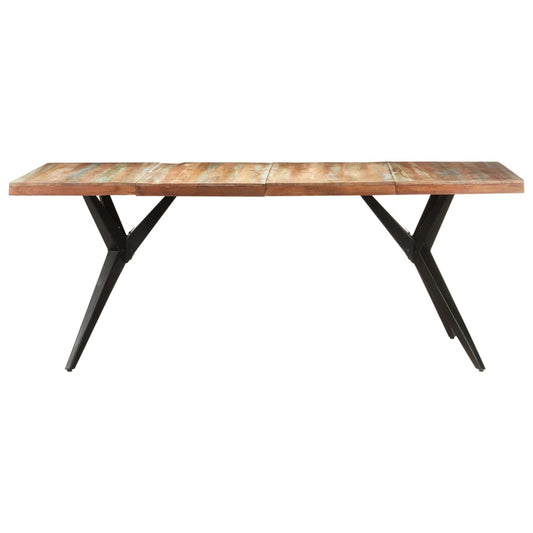 Dining Table 200x90x76 cm Solid Reclaimed Wood Dining Table 200x90x76 cm Solid Reclaimed Wood