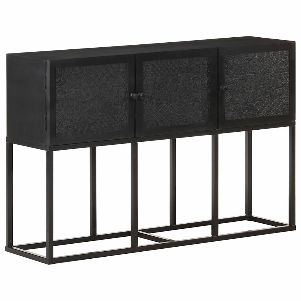 323579 vidaXL Sideboard 115x30x76 cm Solid Mango Wood