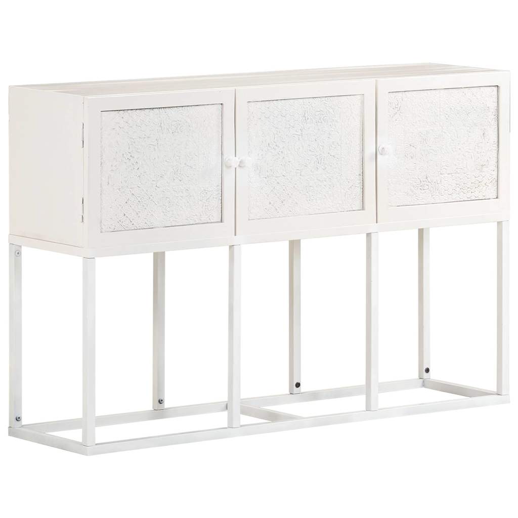 323582 vidaXL Sideboard 115x30x76 cm Solid Mango Wood