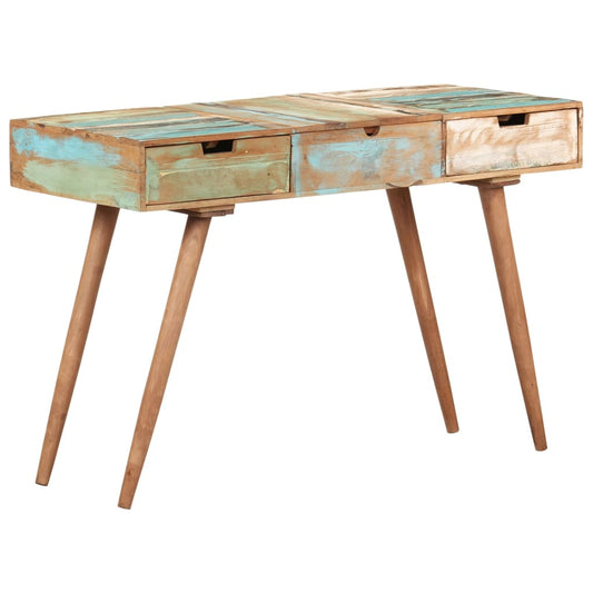 Dressing Table with Mirror 112x45x76 cm Solid Reclaimed Wood Dressing Table with Mirror 112x45x76 cm Solid Reclaimed Wood