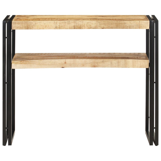 Console Table 90x30x75 cm Rough Mango Wood Console Table 90x30x75 cm Rough Mango Wood