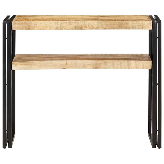 321096 vidaXL Console Table 90x30x75 cm Rough Mango Wood 321096 vidaXL Console Table 90x30x75 cm Rough Mango Wood