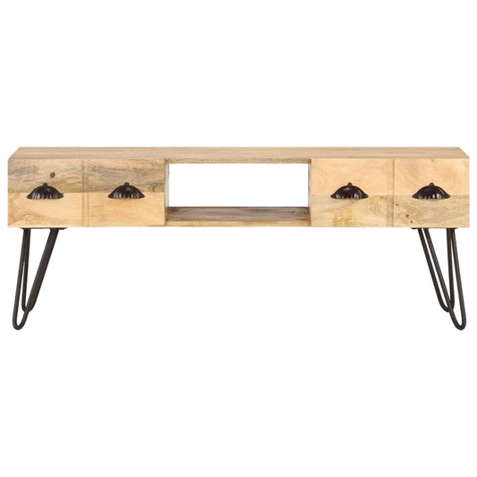 321790 vidaXL TV Cabinet 120x35x45 cm Solid Mango Wood 321790 vidaXL TV Cabinet 120x35x45 cm Solid Mango Wood
