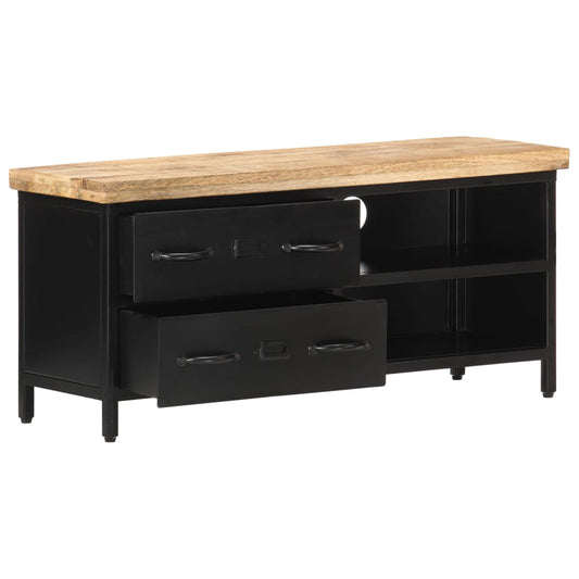 TV Cabinet 90x30x41 cm Rough Mango Wood TV Cabinet 90x30x41 cm Rough Mango Wood