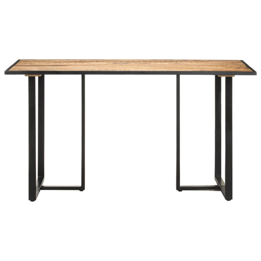 Dining Table 140 cm Rough Mango Wood Dining Table 140 cm Rough Mango Wood