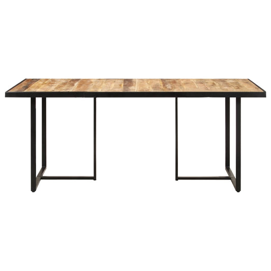Dining Table 160 cm Rough Mango Wood Dining Table 160 cm Rough Mango Wood