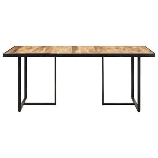 320693 vidaXL Dining Table 160 cm Rough Mango Wood 320693 vidaXL Dining Table 160 cm Rough Mango Wood
