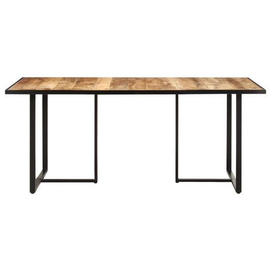 Dining Table 180 cm Rough Mango Wood Dining Table 180 cm Rough Mango Wood