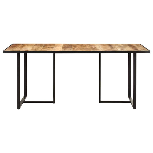 320695 vidaXL Dining Table 180 cm Rough Mango Wood 320695 vidaXL Dining Table 180 cm Rough Mango Wood