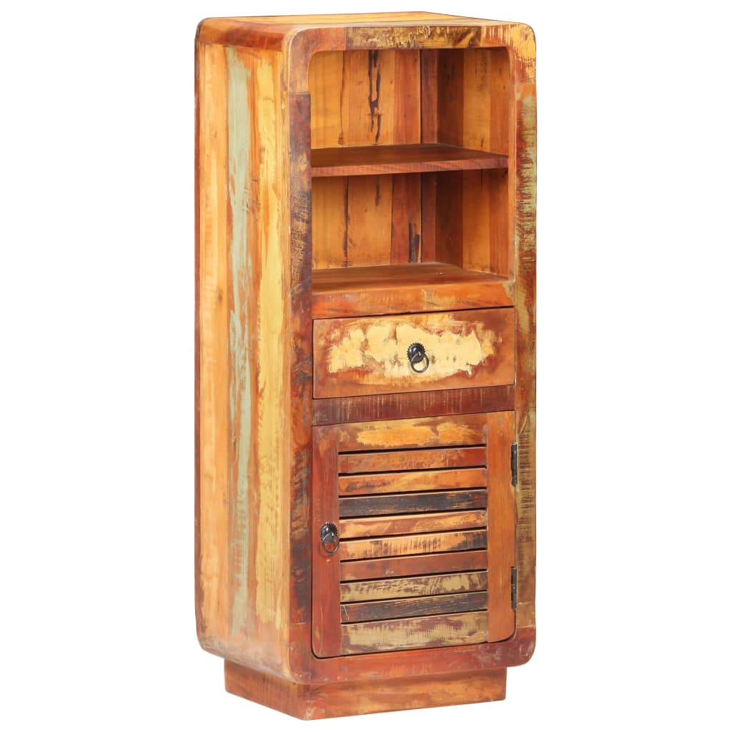 Highboard 45x32x110 cm Solid Reclaimed Wood