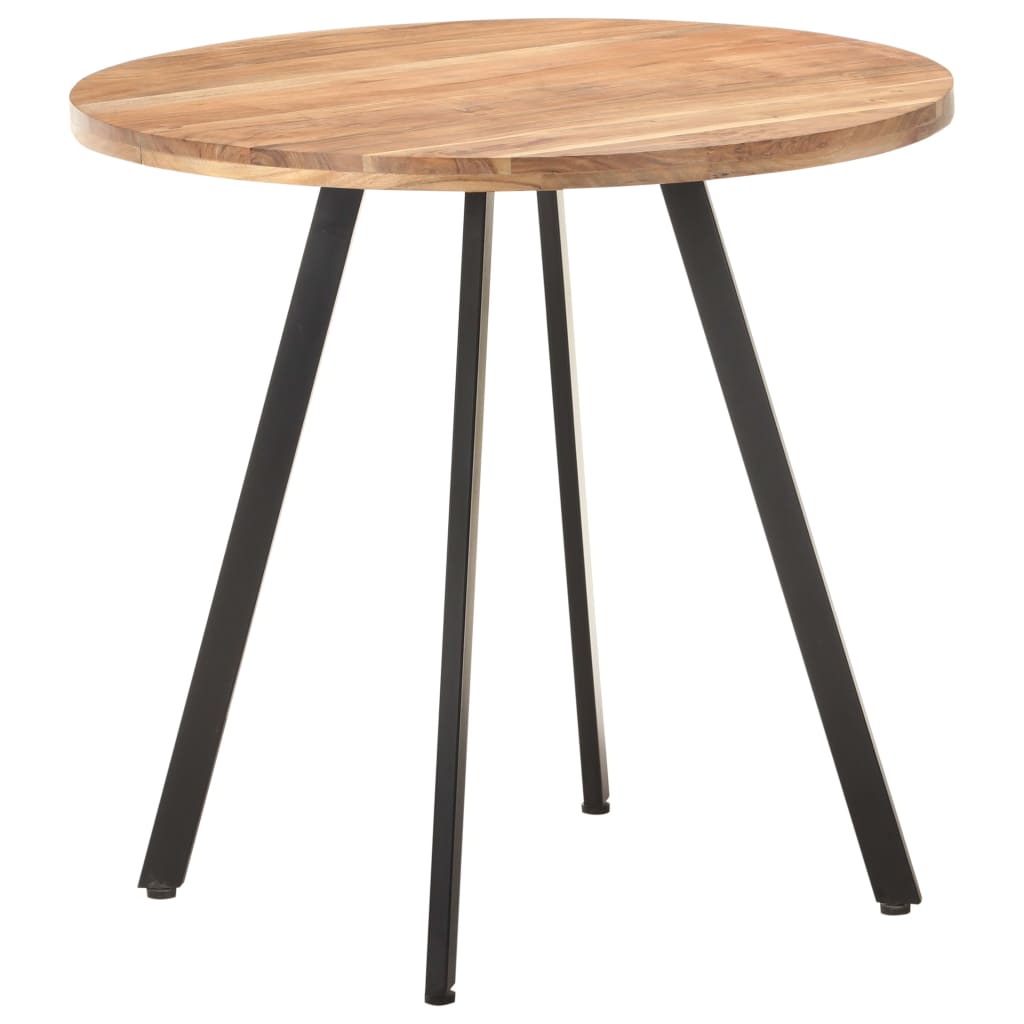 320485 vidaXL Dining Table 80 cm Solid Acacia Wood