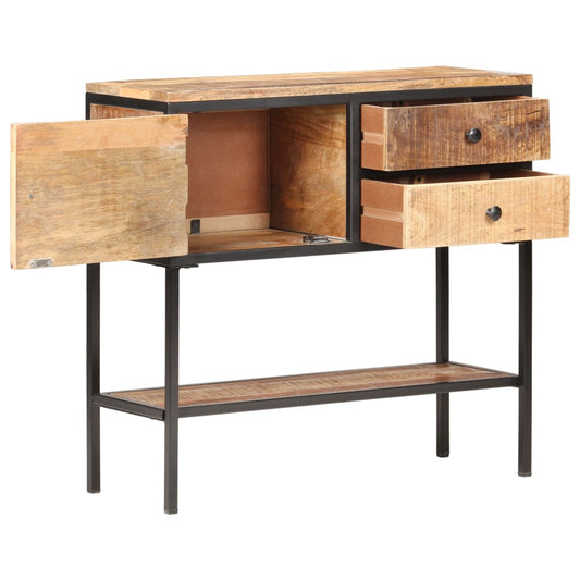Sideboard 85x30x80 cm Rough Mango Wood Sideboard 85x30x80 cm Rough Mango Wood