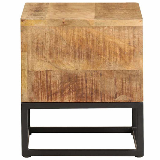 320814 vidaXL Side Table 30x30x33 cm Rough Mango Wood 320814 vidaXL Side Table 30x30x33 cm Rough Mango Wood