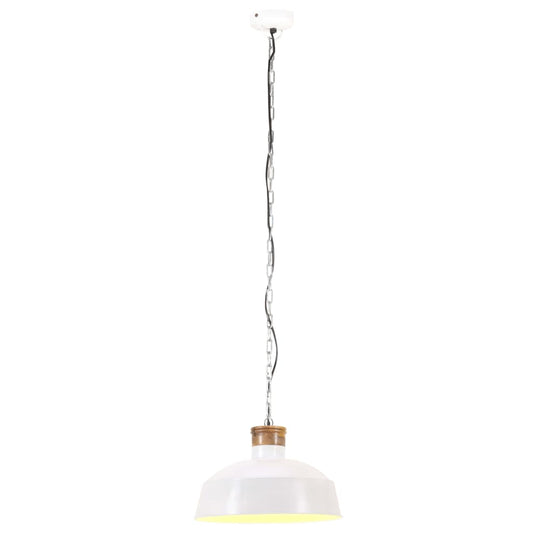 Industrial Hanging Lamp 58 cm White E27 Industrial Hanging Lamp 58 cm White E27