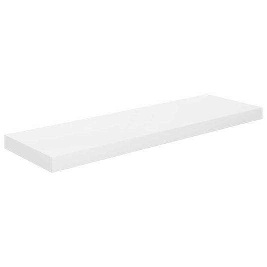 Floating Wall Shelf High Gloss White 80x23.5x3.8 cm MDF Floating Wall Shelf High Gloss White 80x23.5x3.8 cm MDF