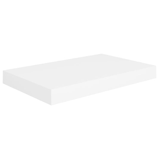 Floating Wall Shelf White 40x23x3.8 cm MDF Floating Wall Shelf White 40x23x3.8 cm MDF