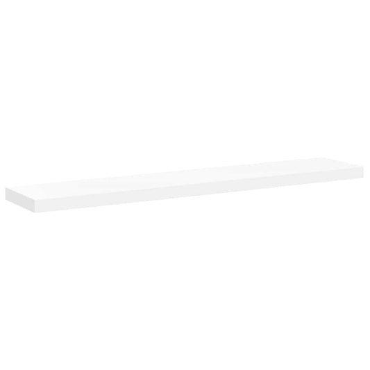 Floating Wall Shelf White 120x23.5x3.8 cm MDF Floating Wall Shelf White 120x23.5x3.8 cm MDF