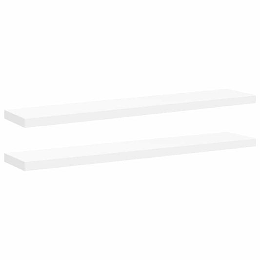 323821 vidaXL Floating Wall Shelves 2 pcs White 120x23,5x3,8 cm MDF 323821 vidaXL Floating Wall Shelves 2 pcs White 120x23,5x3,8 cm MDF