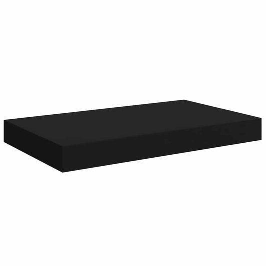 Floating Wall Shelf Black 40x23x3.8 cm MDF Floating Wall Shelf Black 40x23x3.8 cm MDF
