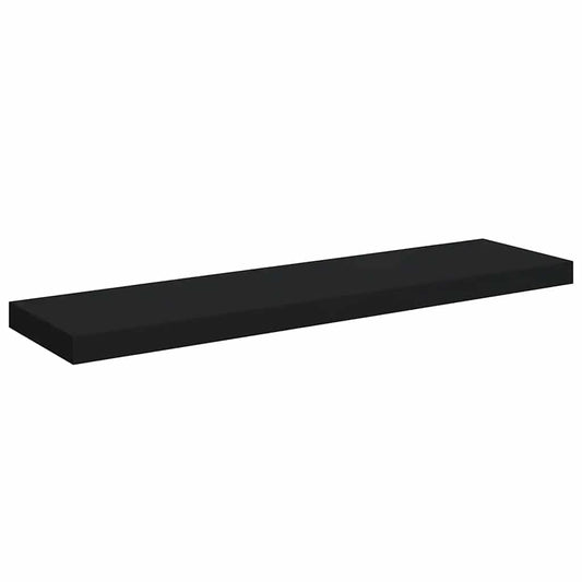 Floating Wall Shelf Black 90x23.5x3.8 cm MDF Floating Wall Shelf Black 90x23.5x3.8 cm MDF