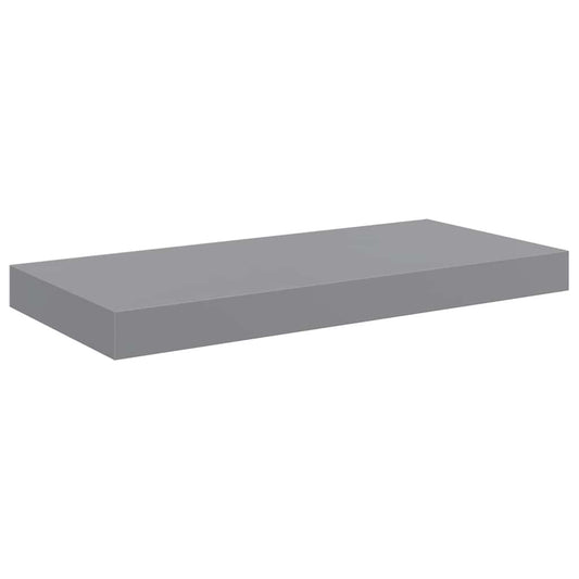 Floating Wall Shelf Grey 50x23x3.8 cm MDF Floating Wall Shelf Grey 50x23x3.8 cm MDF