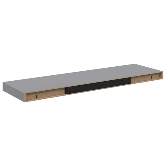 323858 vidaXL Floating Wall Shelves 4 pcs Grey 80x23,5x3,8 cm MDF 323858 vidaXL Floating Wall Shelves 4 pcs Grey 80x23,5x3,8 cm MDF