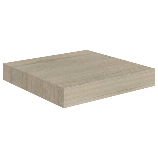 Floating Wall Shelf Oak 23x23.5x3.8 cm MDF Floating Wall Shelf Oak 23x23.5x3.8 cm MDF