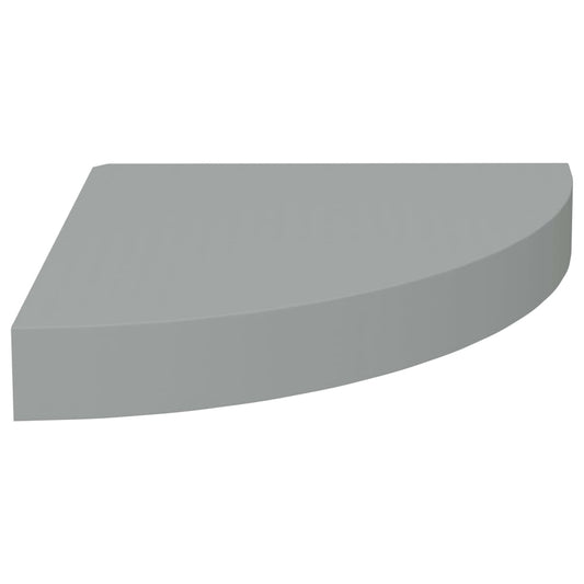 Floating Corner Shelf Grey 25x25x3.8 cm MDF Floating Corner Shelf Grey 25x25x3.8 cm MDF