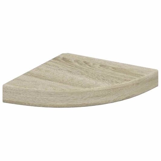 Floating Corner Shelf Oak 25x25x3.8 cm MDF Floating Corner Shelf Oak 25x25x3.8 cm MDF