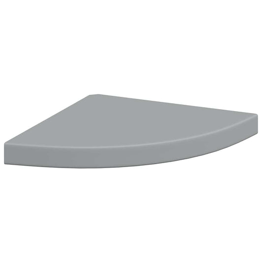 Floating Corner Shelf Grey 35x35x3.8 cm MDF Floating Corner Shelf Grey 35x35x3.8 cm MDF