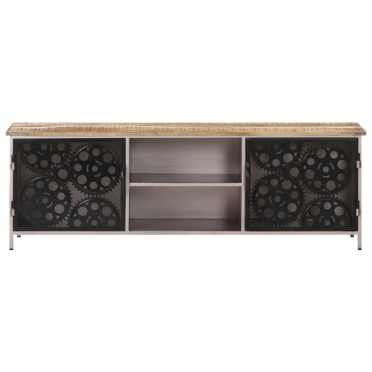 323737 vidaXL TV Cabinet 120x30x40 cm Rough Mango Wood 323737 vidaXL TV Cabinet 120x30x40 cm Rough Mango Wood