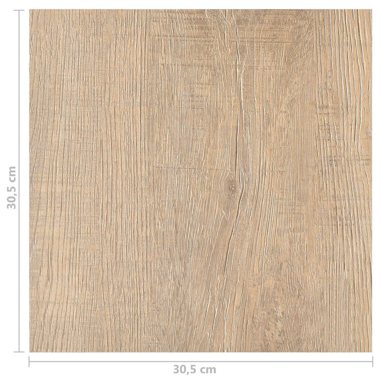 Flooring Planks Light Grey and Dark Brown 5.11 m² 55 pcs PVC