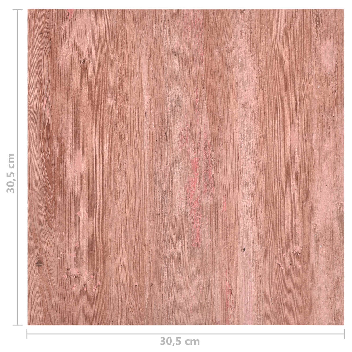 Flooring Planks 55 pcs Red 5.11 m² PVC