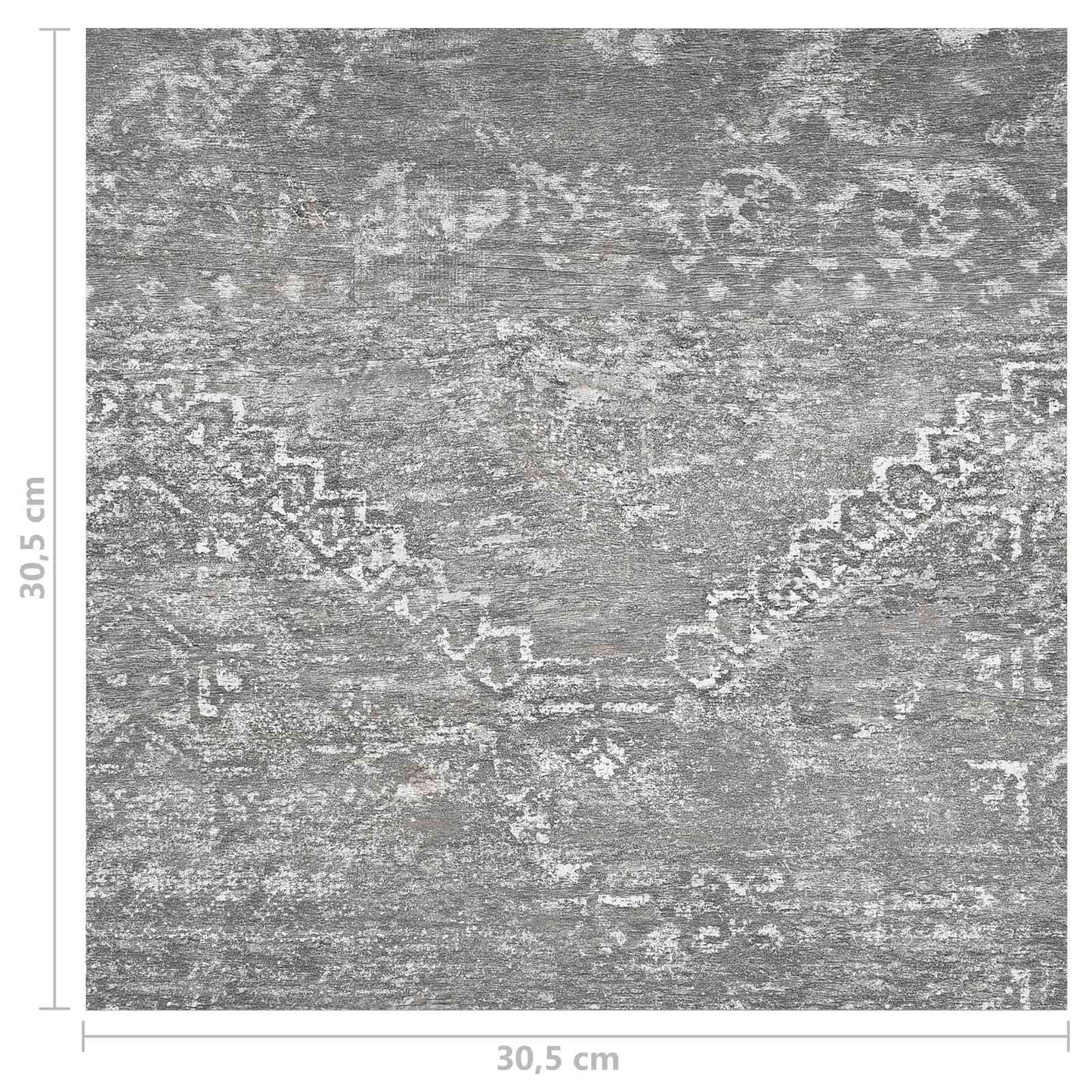 Flooring Planks 55 pcs Concrete Grey 5.11 m² PVC
