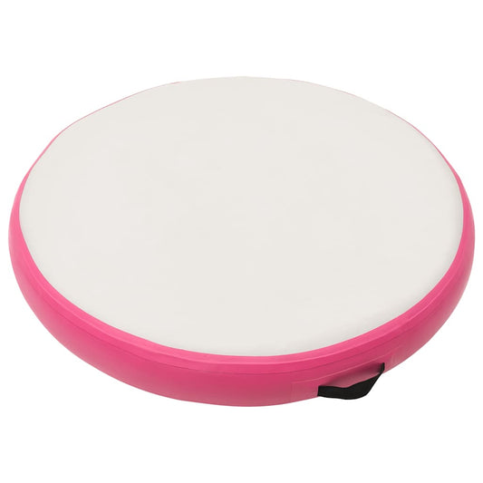 Inflatable Gymnastic Mat with Pump 100x100x10 cm PVC Pink Inflatable Gymnastic Mat with Pump 100x100x10 cm PVC Pink